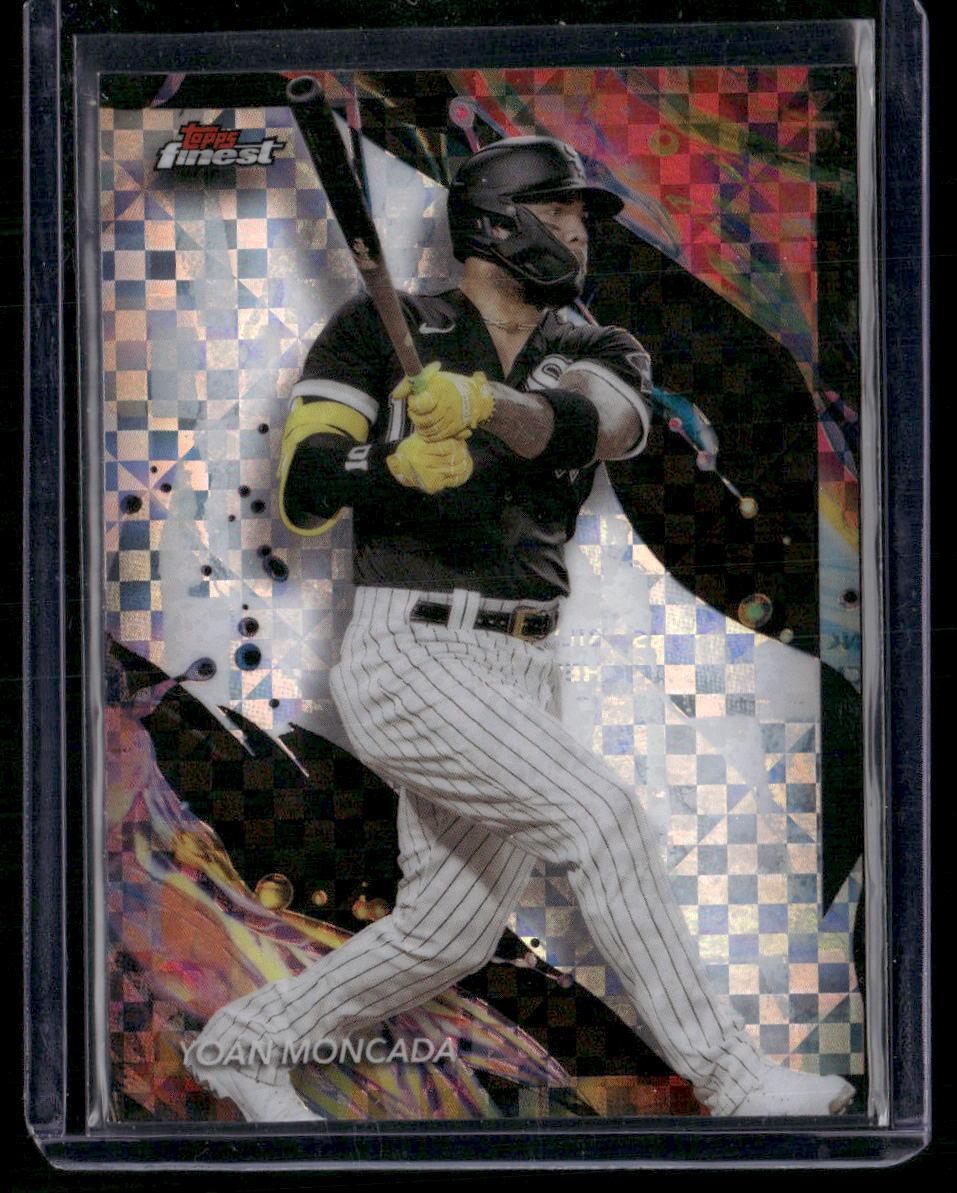 2024 Finest #155 Yoán Moncada Checkerboard Refractors