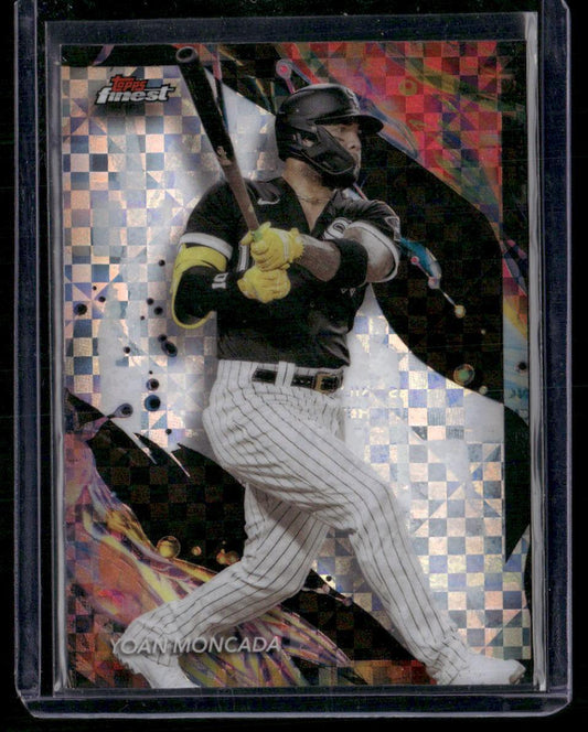 2024 Finest #155 Yoán Moncada Checkerboard Refractors