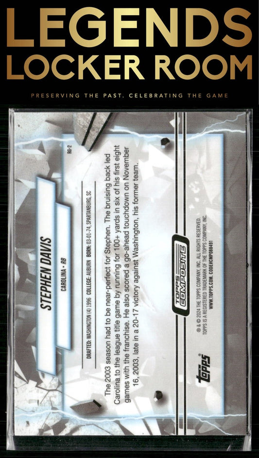 2023 Topps Composite #RG-2 Stephen Davis Resurgence Grounded