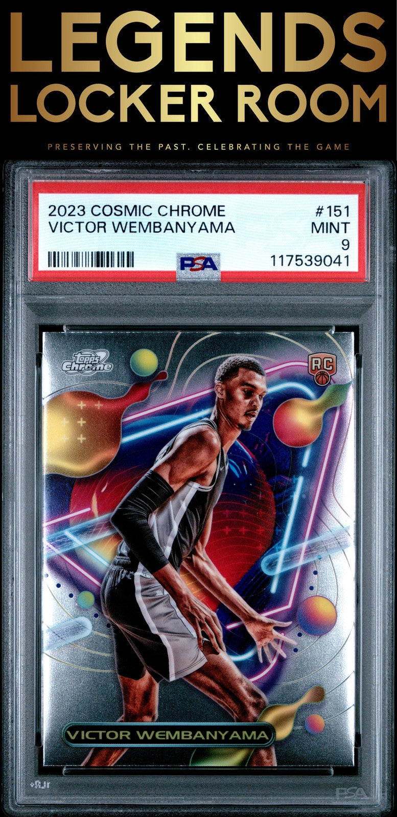 2023 Topps Cosmic Chrome #151 Victor Wembanyama PSA 9