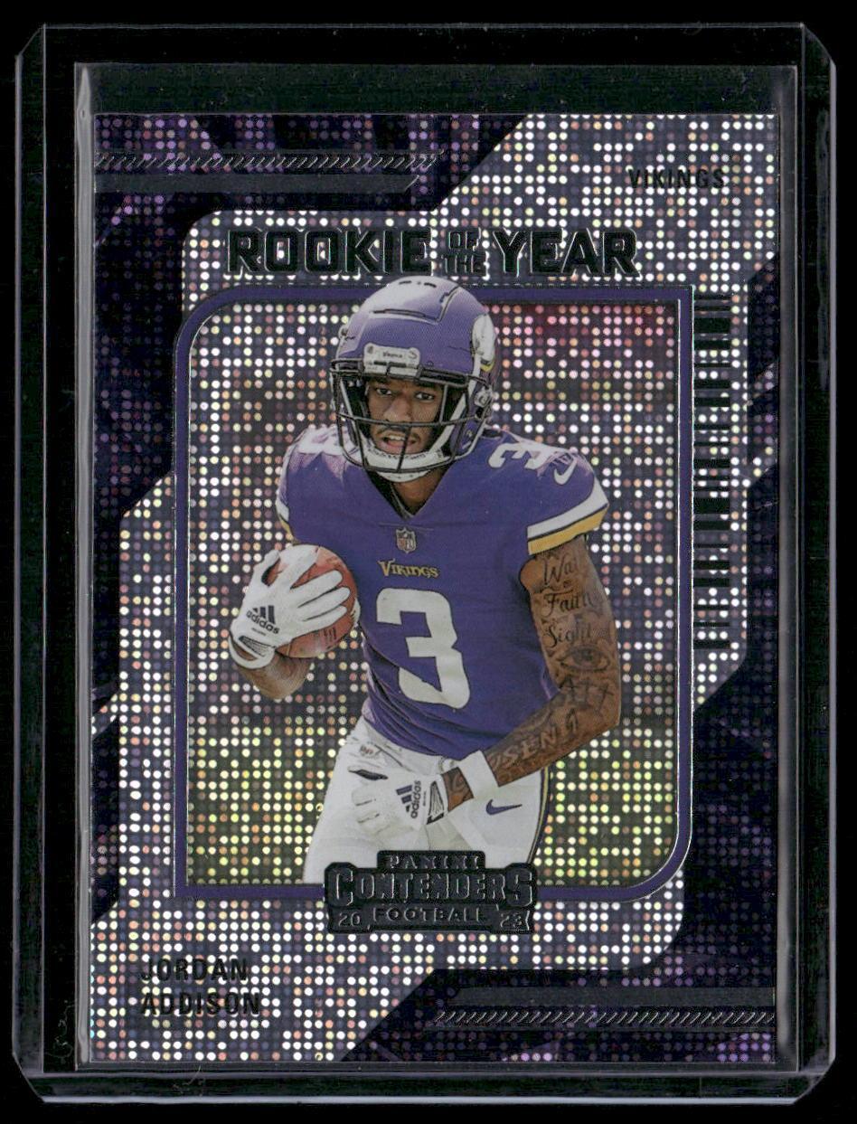 2023 Panini Contenders #15 Jordan Addison Rookie of the Year Contenders