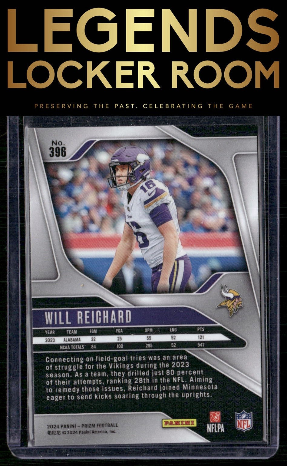 2024 Panini Prizm #396 Will Reichard