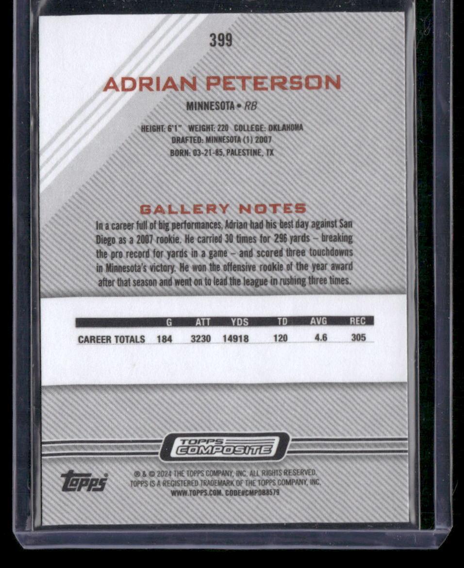 2023 Topps Composite #399 Adrian Peterson
