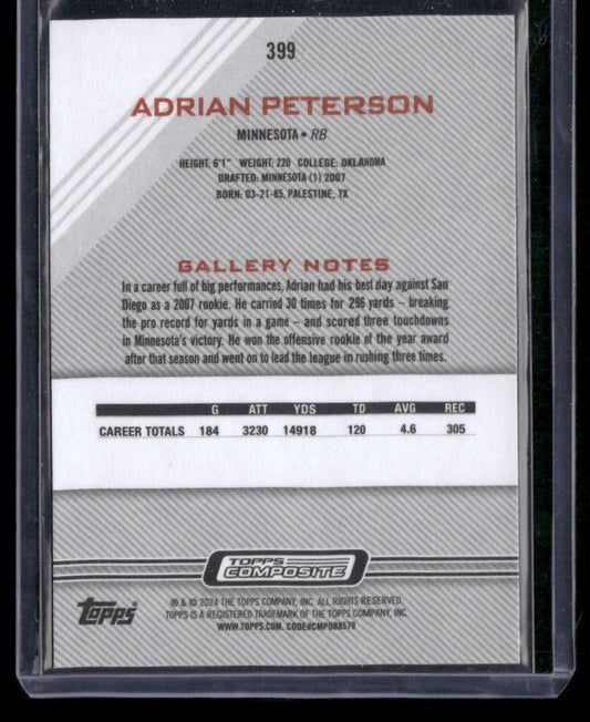 2023 Topps Composite #399 Adrian Peterson