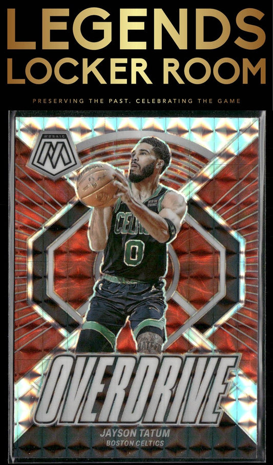 2023-24 Panini Mosaic #17 Jayson Tatum Overdrive