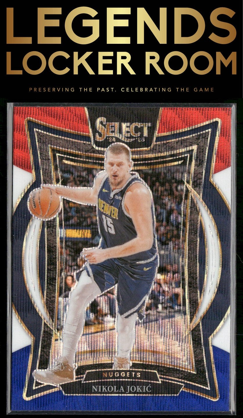 2024-25 Panini Select #14 Nikola Jokic Tri-Color Prizm