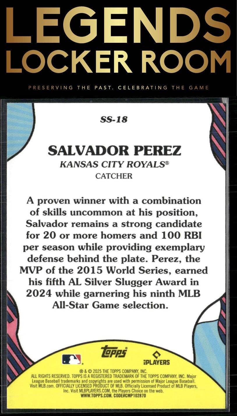 2025 Topps #SS-18 Salvador Perez Summer Superstars