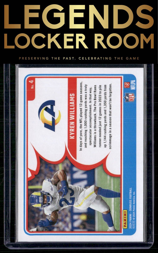 2024 Donruss #4 Kyren Williams Action All-Pros