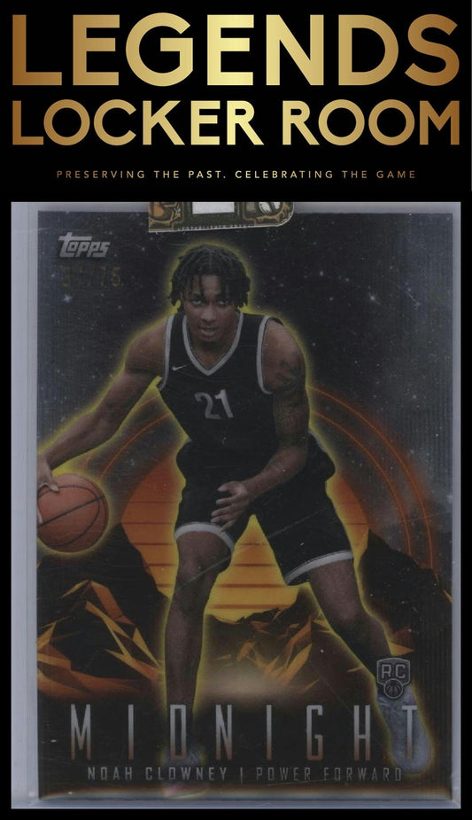 2023-24 Topps Midnight #66 Noah Clowney Dusk #/75