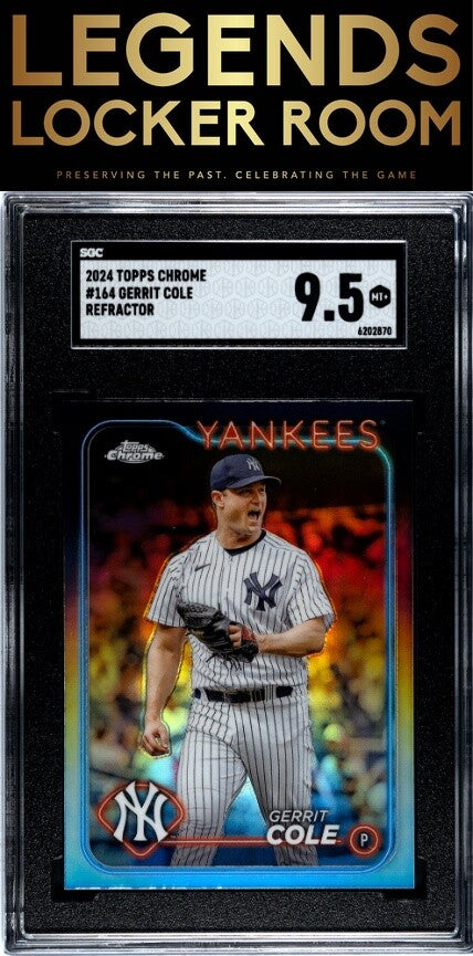 2024 Topps Chrome #164 Gerrit Cole Ref. SGC 9.5