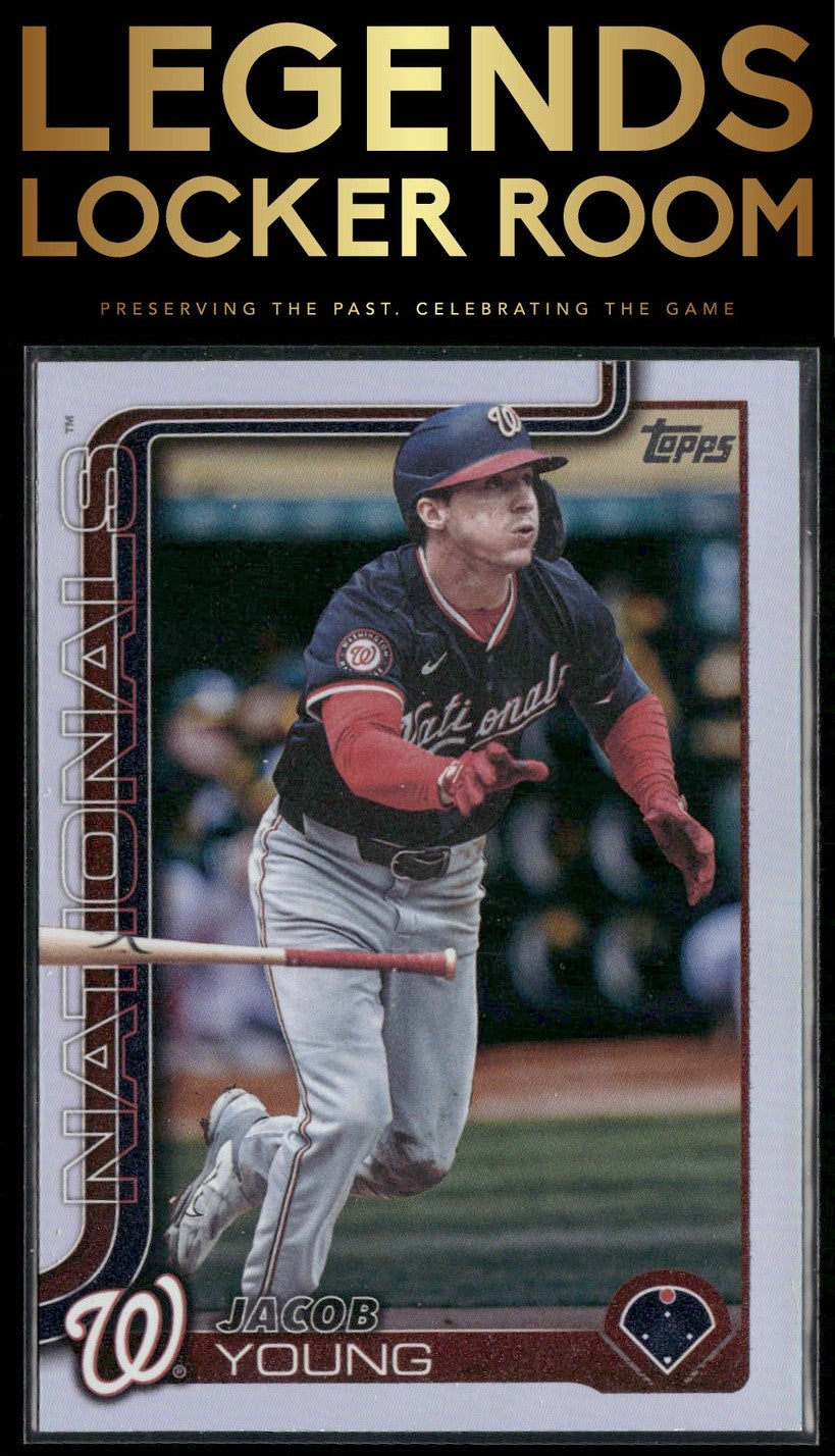 2025 Topps #413 Jacob Young Rainbow Foil