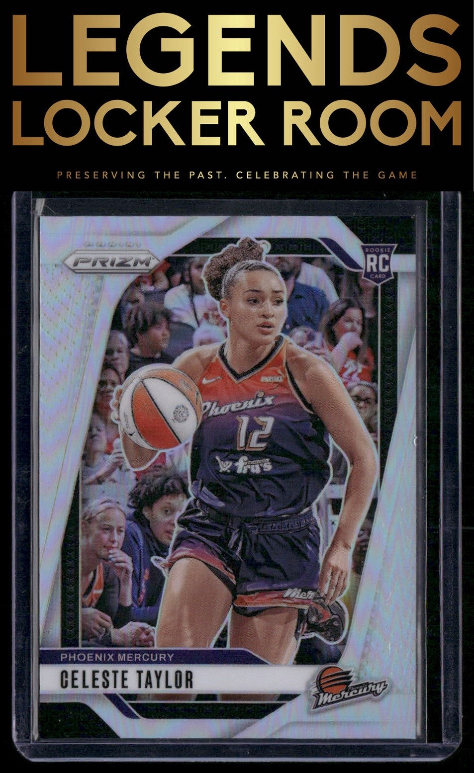 2024 Panini Prizm WNBA #48 Celeste Taylor Silver Prizms