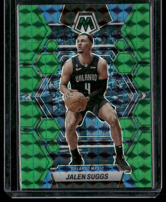 2022-23 Panini Mosaic #49 Jalen Suggs Green