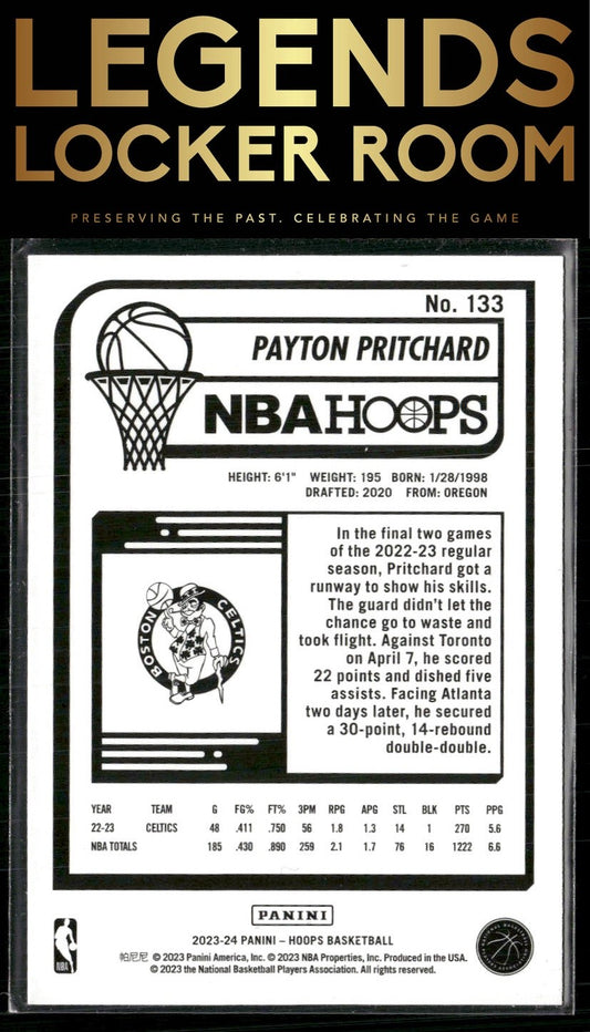 2023-24 Hoops #133 Payton Pritchard