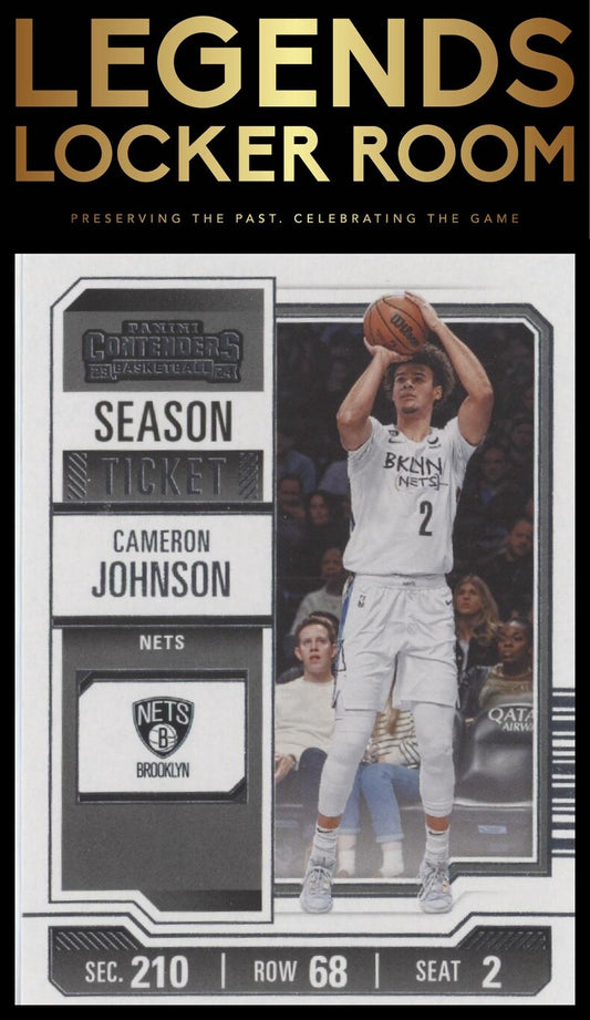 2023-24 Panini Contenders #19 Cameron Johnson Season Ticket Retail