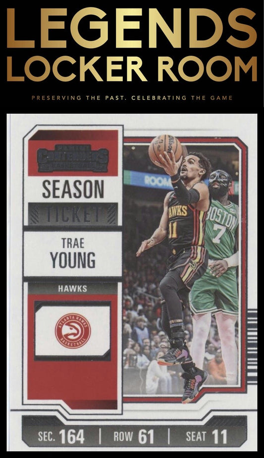 2023-24 Panini Contenders #92 Trae Young