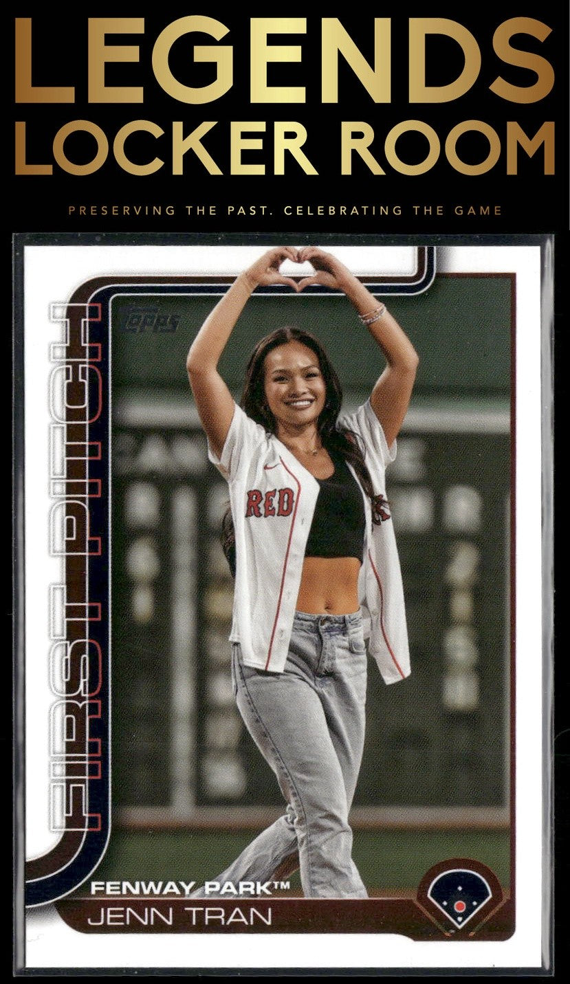 2025 Topps #FP2-4 Jenn Tran First Pitch (Series Two)