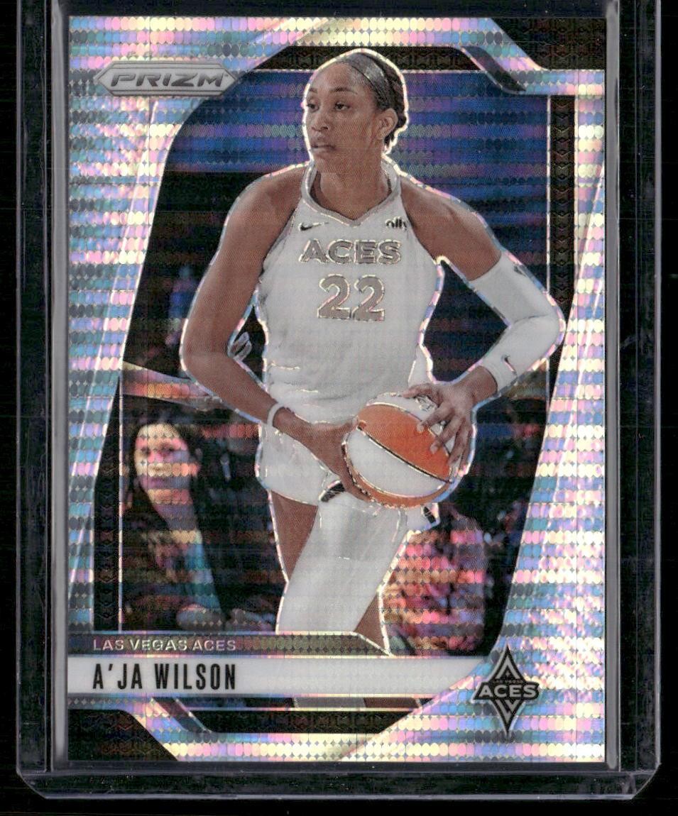 2024 Panini Prizm WNBA #86 A'ja Wilson Pulsar Prizms #/499