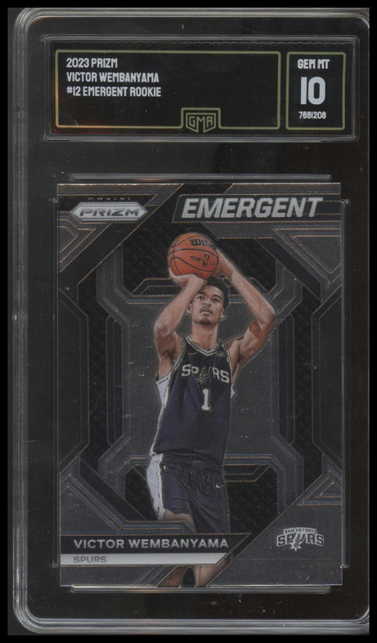 2023-24 Panini Prizm #12 Victor Wembanyama Emergent