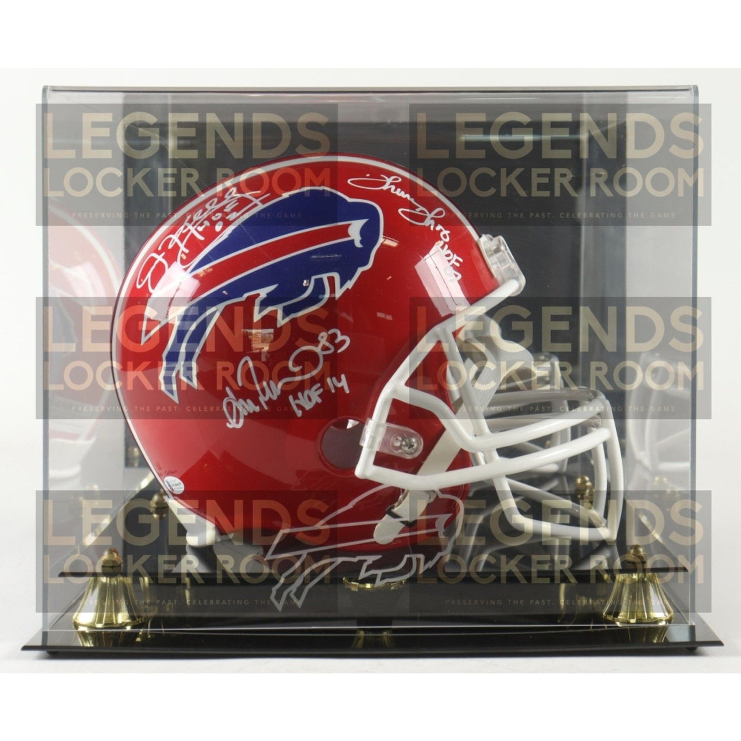 Buffalo Bills Hall of Fame Trinity: Jim Kelly, Thurman Thomas, Andre Reed Signed