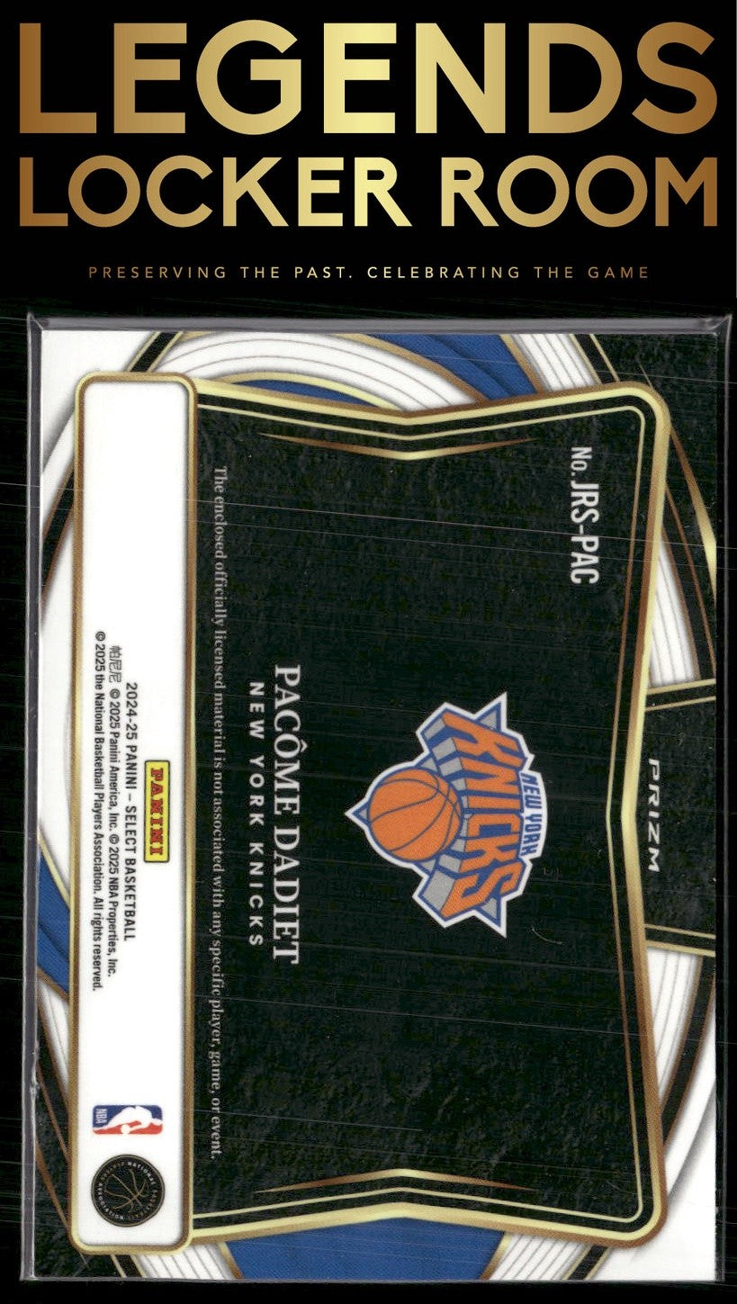 2024-25 Panini Select #JRS-PAC Pacome Dadiet Jumbo Rookie Swatches