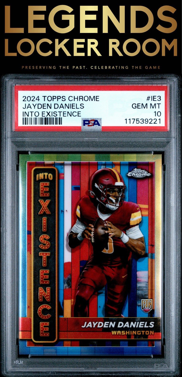 2024 Topps Chrome Into Existence #IE3 Jayden Daniels PSA 10