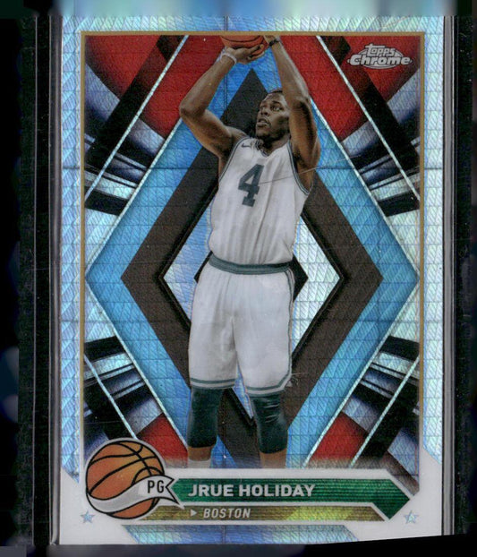 2023-24 Topps Chrome #12 Jrue Holiday Prism Refractors