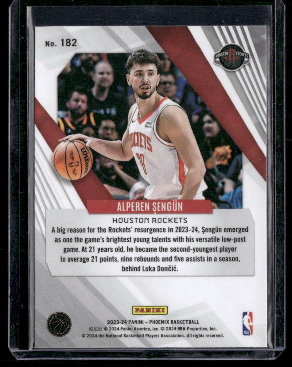2023-24 Panini Phoenix #182 Alperen Sengun