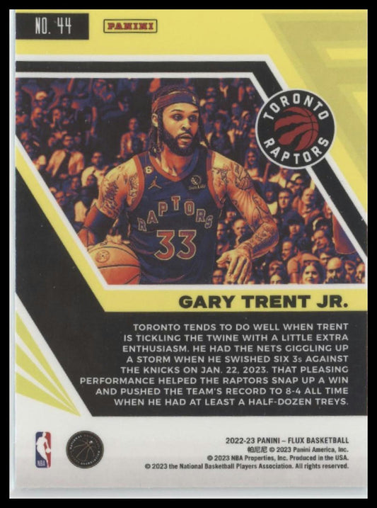 2022-23 Panini Flux #44 Gary Trent Jr.