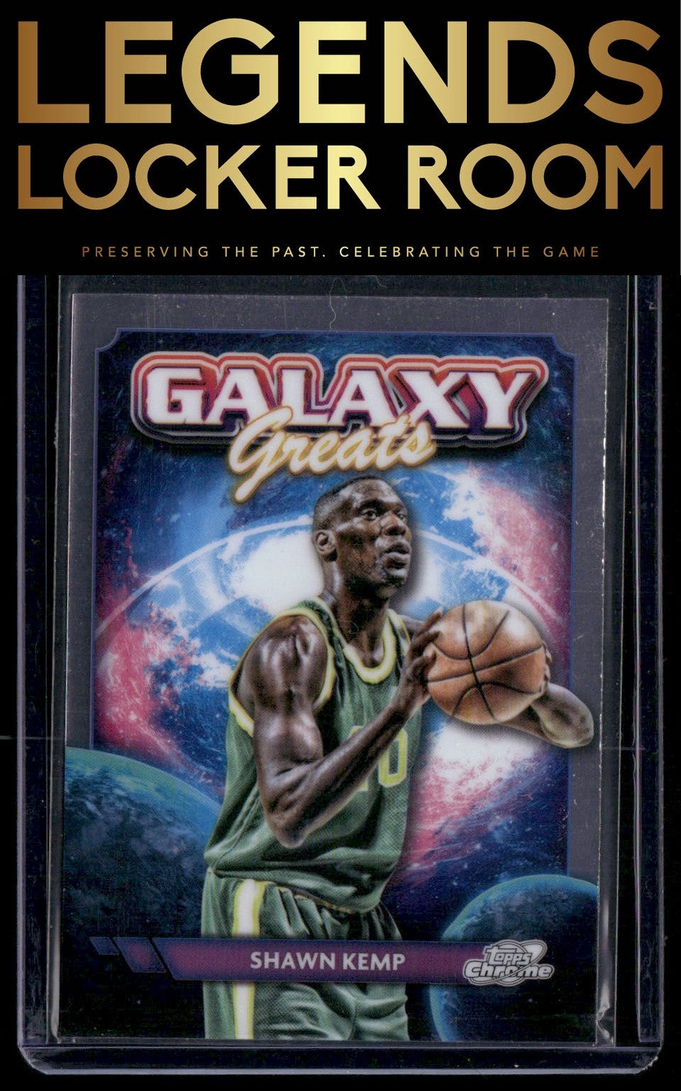 2023-24 Topps Chrome Cosmic #GG-18 Shawn Kemp Galaxy Greats