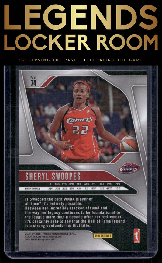 2024 Panini Prizm WNBA #74 Sheryl Swoopes