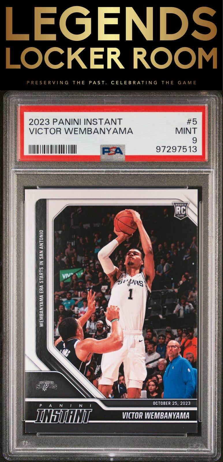2023 Panini Instant #5 Victor Wembanyama PSA 9