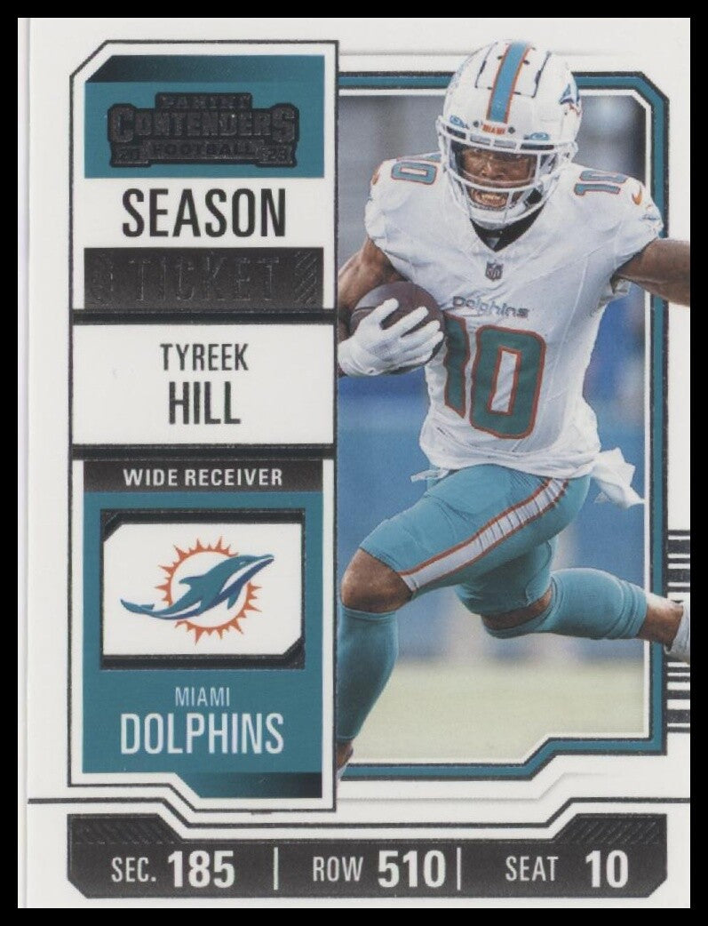 2023 Panini Contenders #65 Tyreek Hill Season Ticket Retail