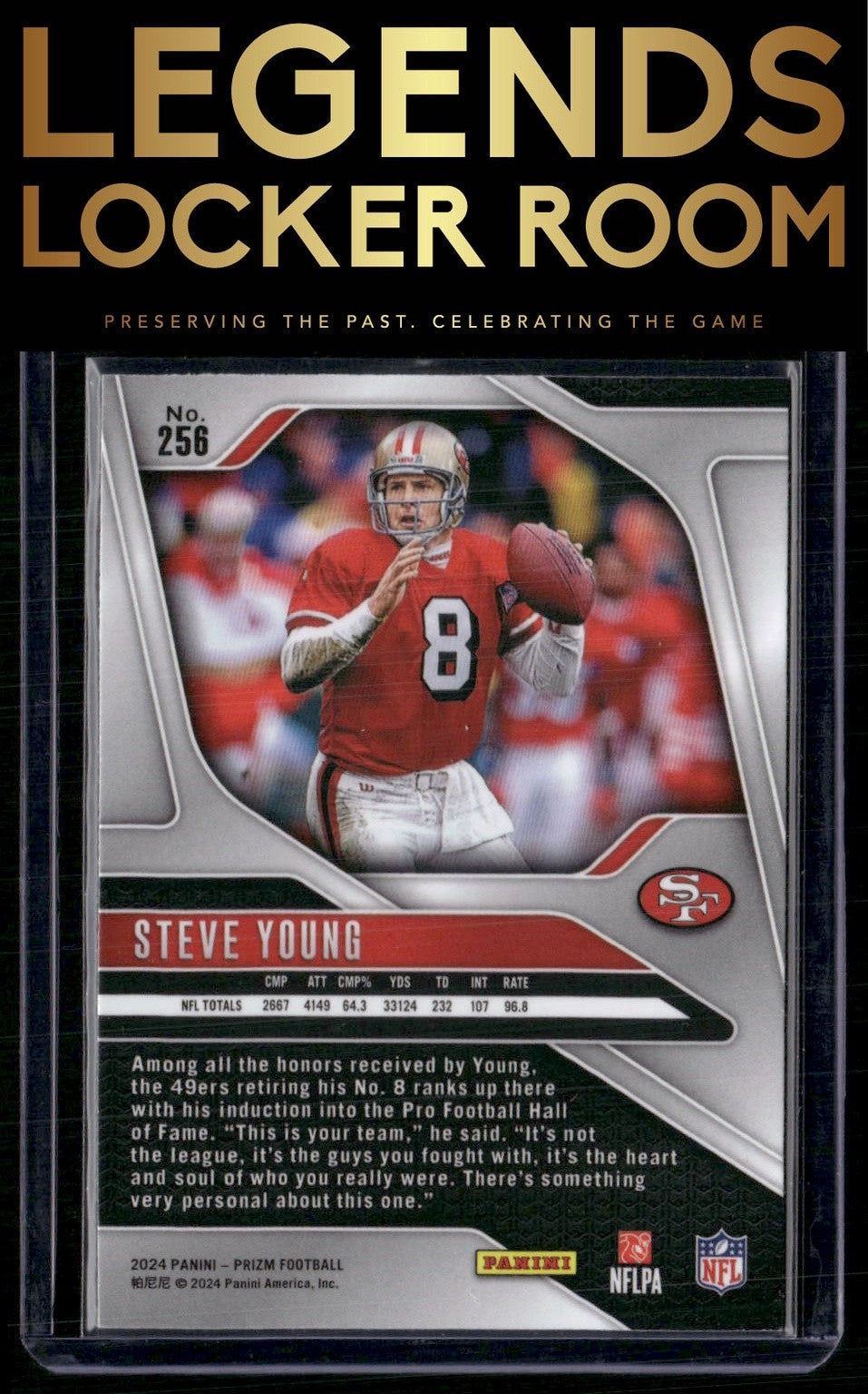 2024 Panini Prizm #256 Steve Young