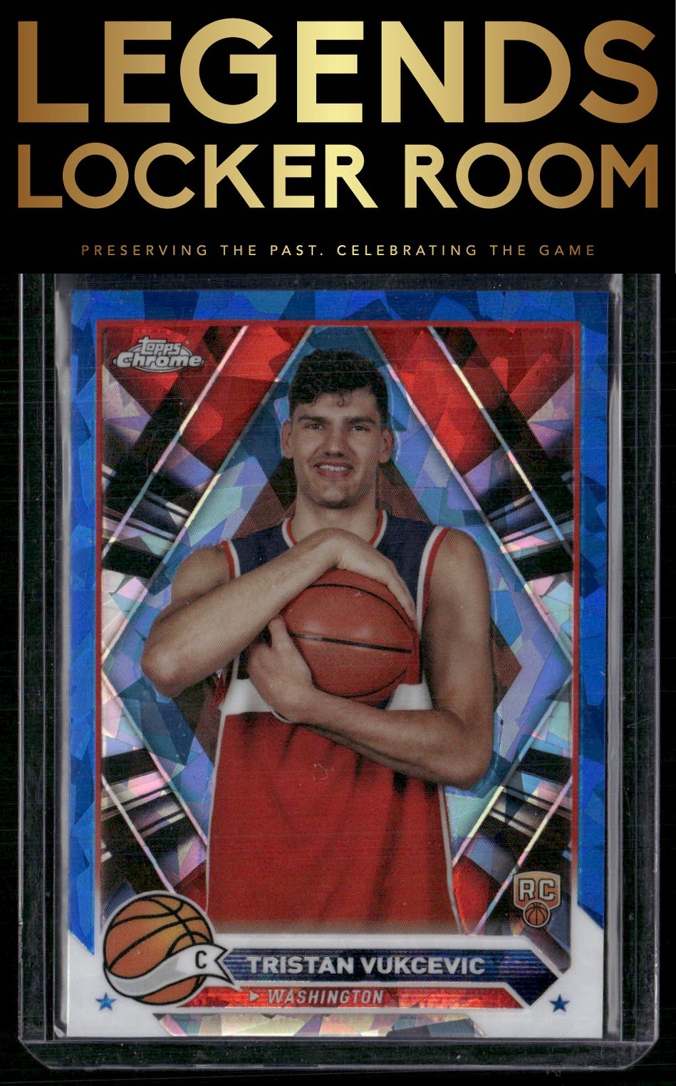 2023-24 Topps Chrome Sapphire #114 Tristan Vukcevic