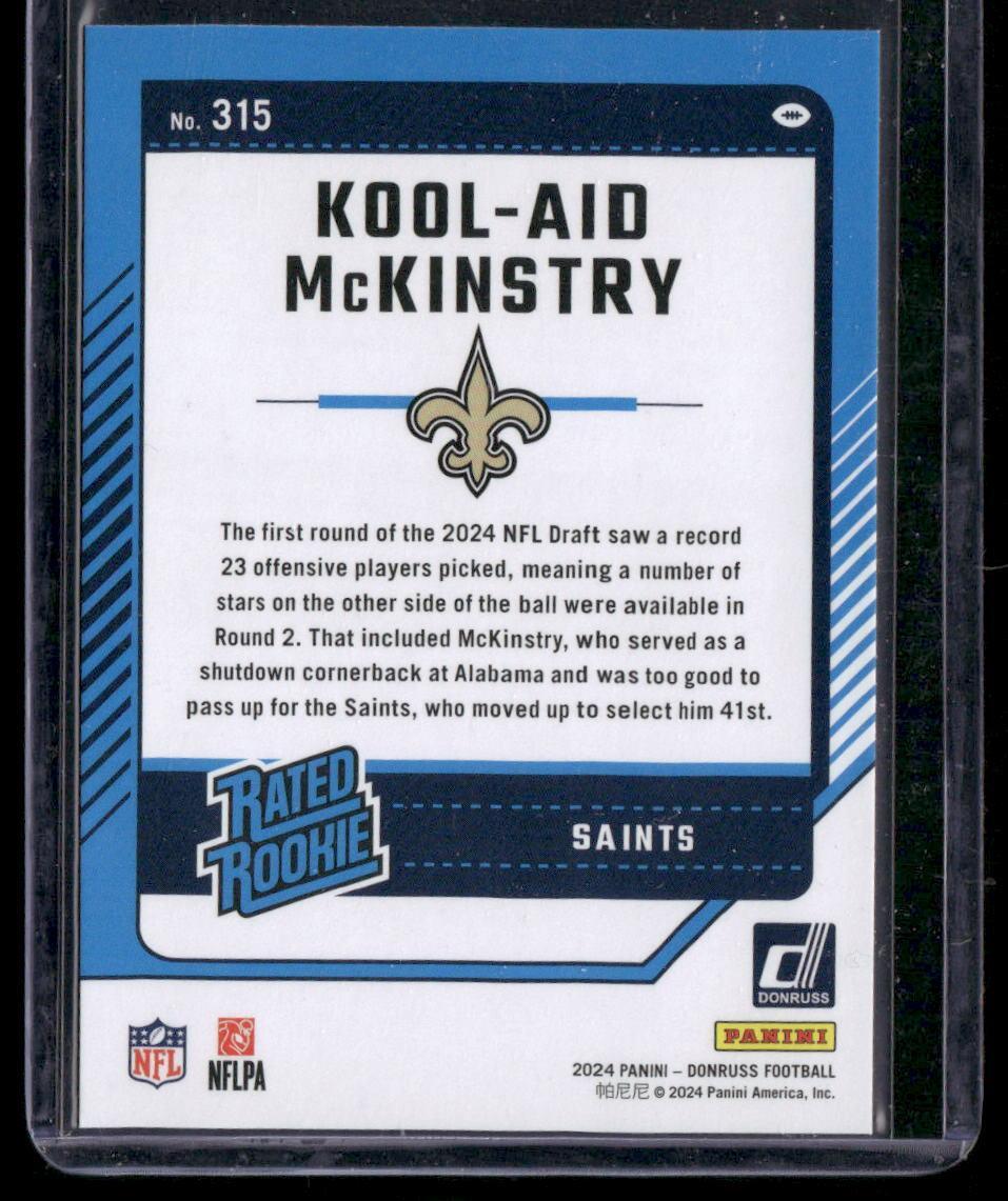 2024 Donruss #315 Kool-Aid McKinstry Press Proof Green
