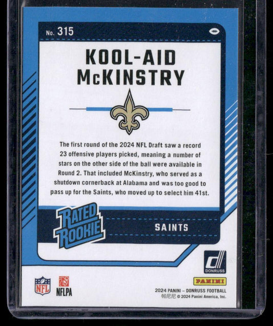 2024 Donruss #315 Kool-Aid McKinstry Press Proof Green