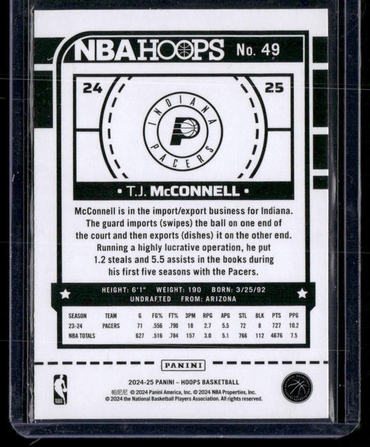 2024-25 Hoops #49 T.J. McConnell