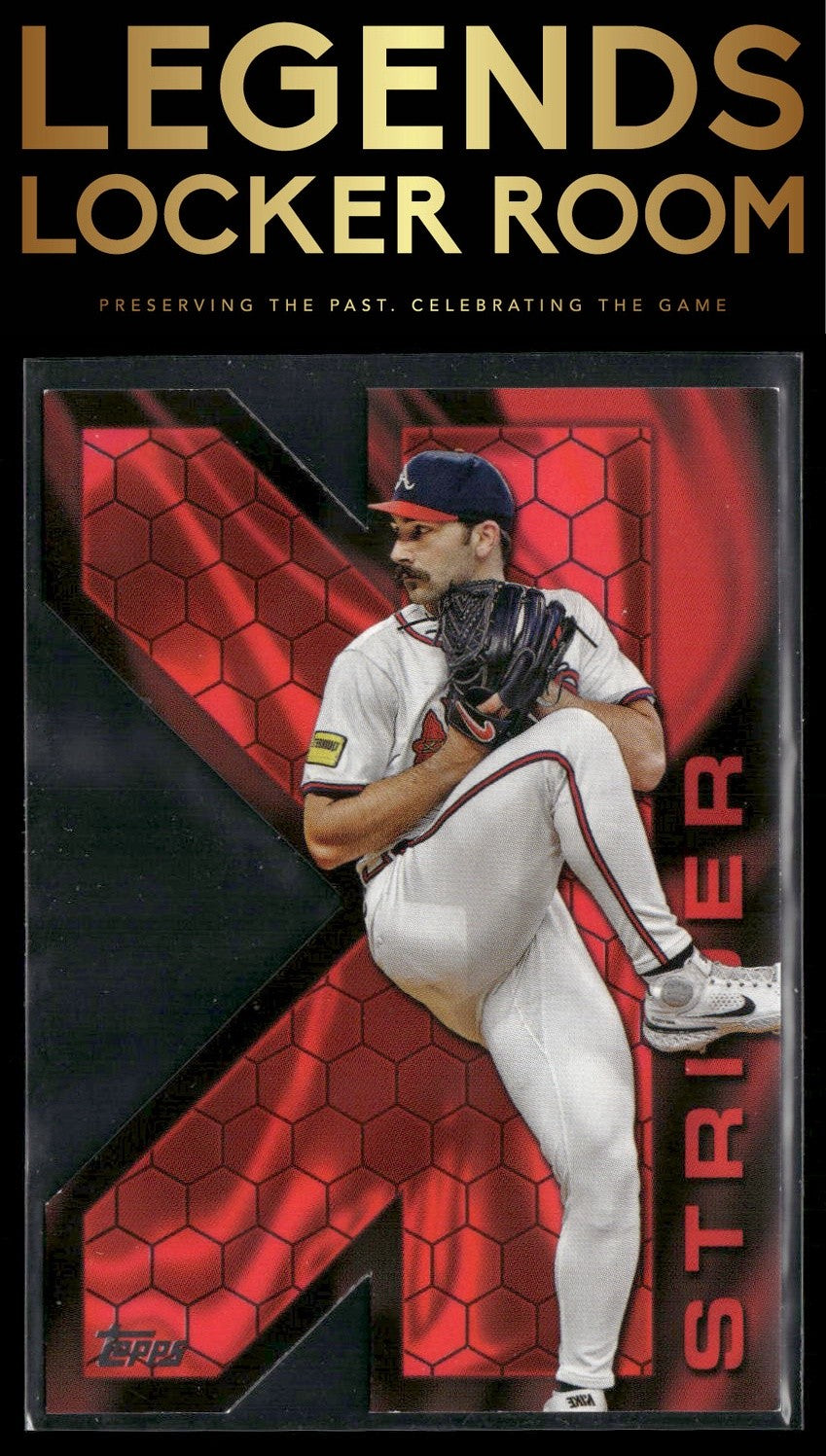 2025 Topps #KZSP-20 Spencer Strider K Zone SP Die-Cuts (Backwards K)