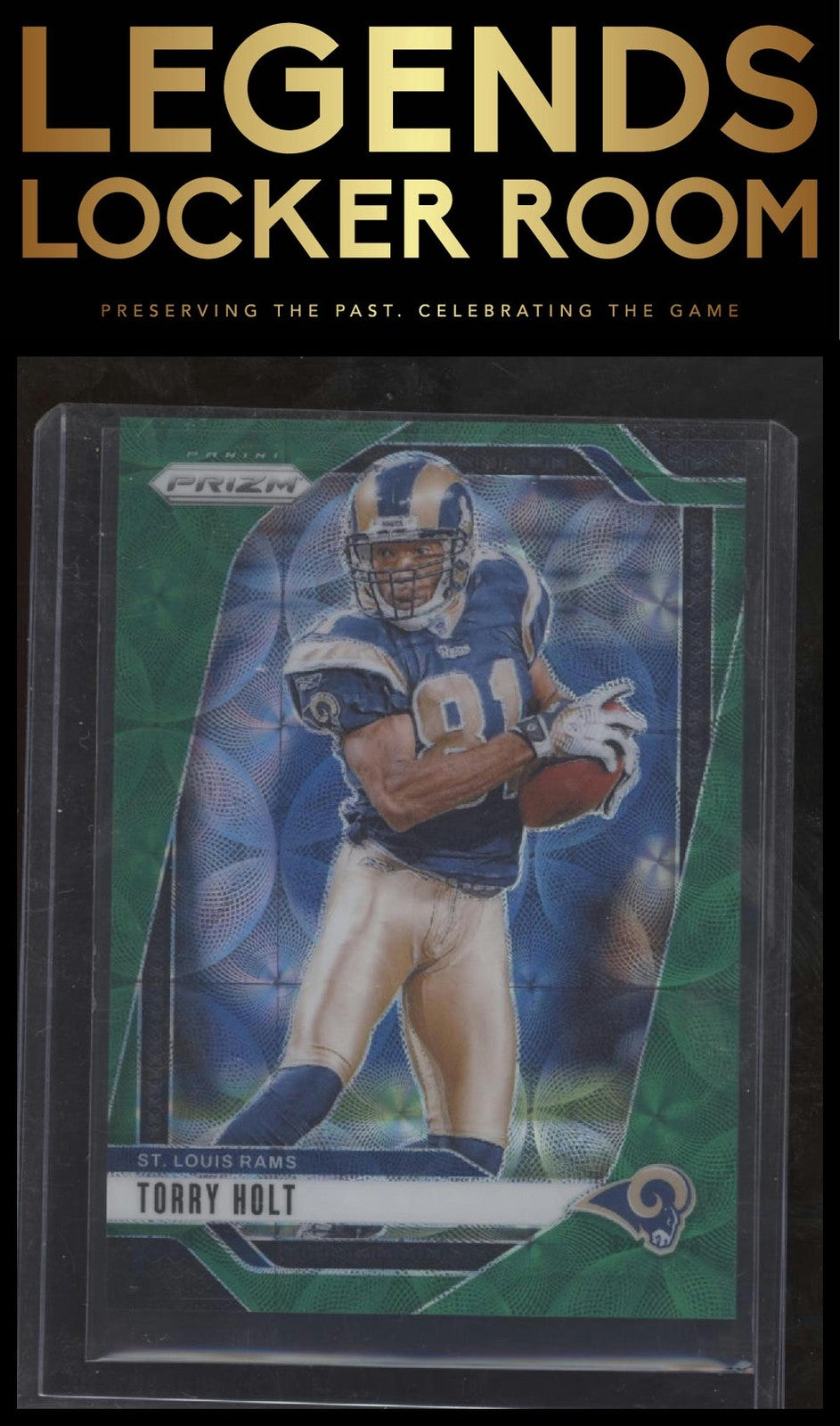 2024 Panini Prizm #300 Torry Holt Green Scope #/75