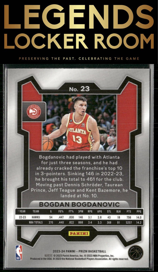 2023-24 Panini Prizm #23 Bogdan Bogdanovic