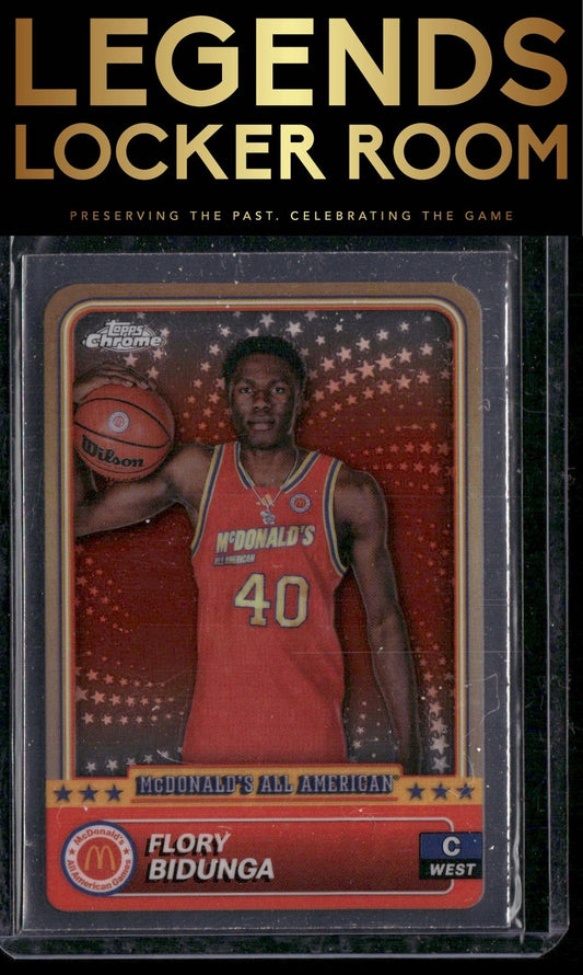 2024 Topps Chrome McDonald's All-American #85 Flory Bidunga
