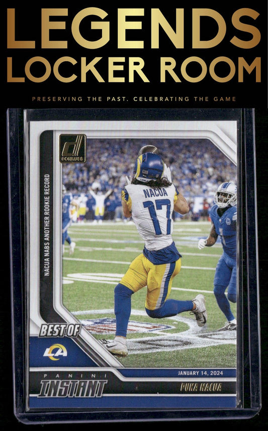 2024 Donruss #9 Puka Nacua Best of Panini Instant