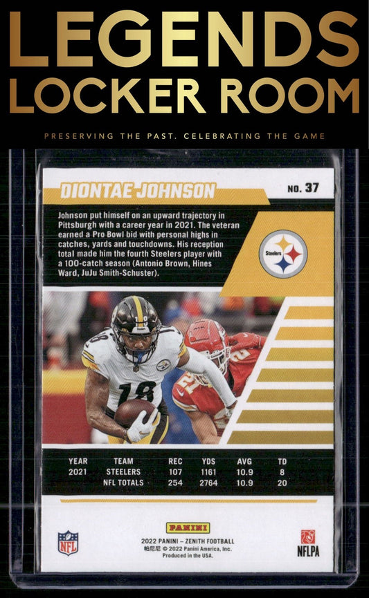 2022 Zenith #37 Diontae Johnson