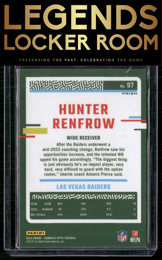2023 Donruss Optic #97 Hunter Renfrow Holo