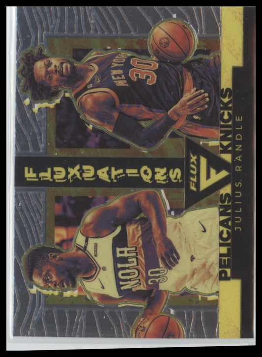 2022-23 Panini Flux #19 Julius Randle Fluxuations Silver