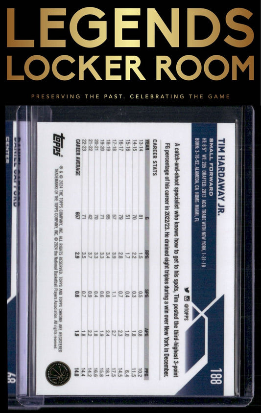 2023-24 Topps Chrome Sapphire Edition #188 Tim Hardaway Jr.