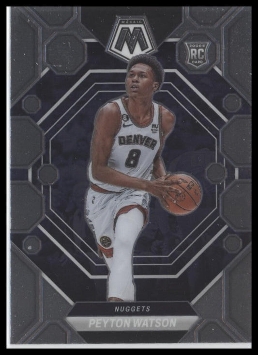 2022-23 Panini Mosaic #221 Peyton Watson