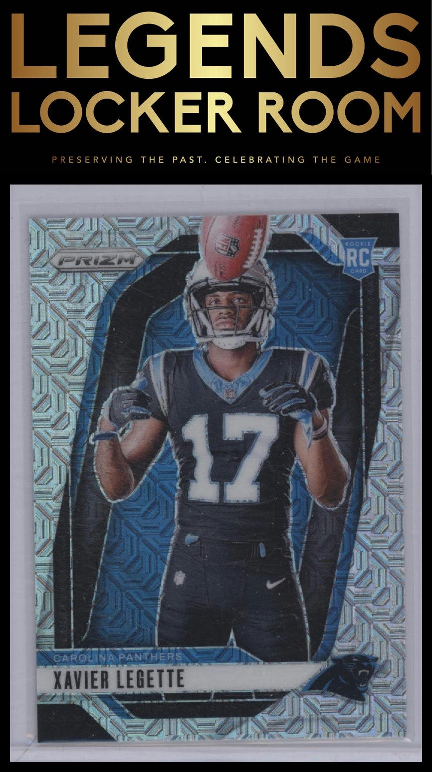 2024 Panini Prizm #41 Xavier Legette Rookie Variations Mojo Prizm