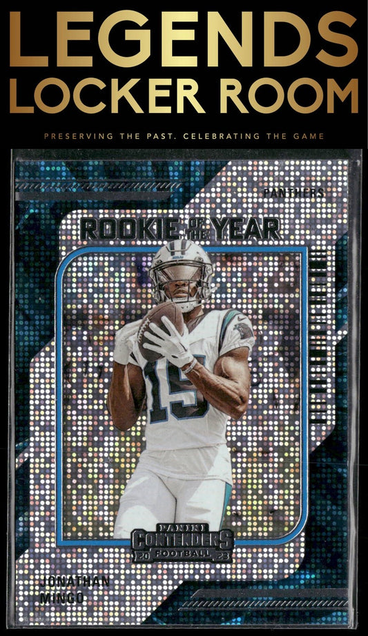 2023 Panini Contenders #14 Jonathan Mingo Rookie of the Year Contenders